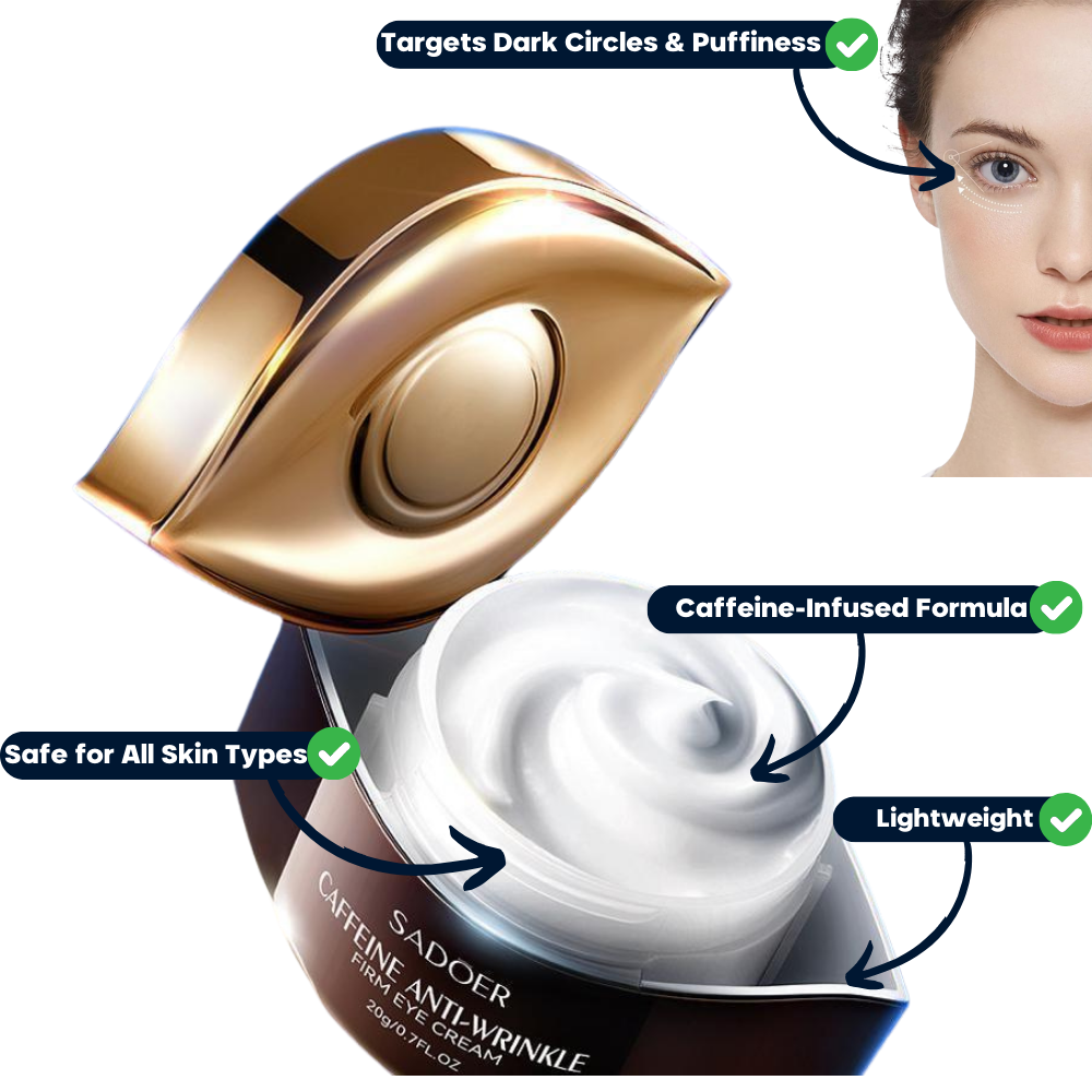 BrightEyes™ Caffeine Lift Cream – Clinically Inspired Care for Dark Circles, Puffiness & Wrinkles
